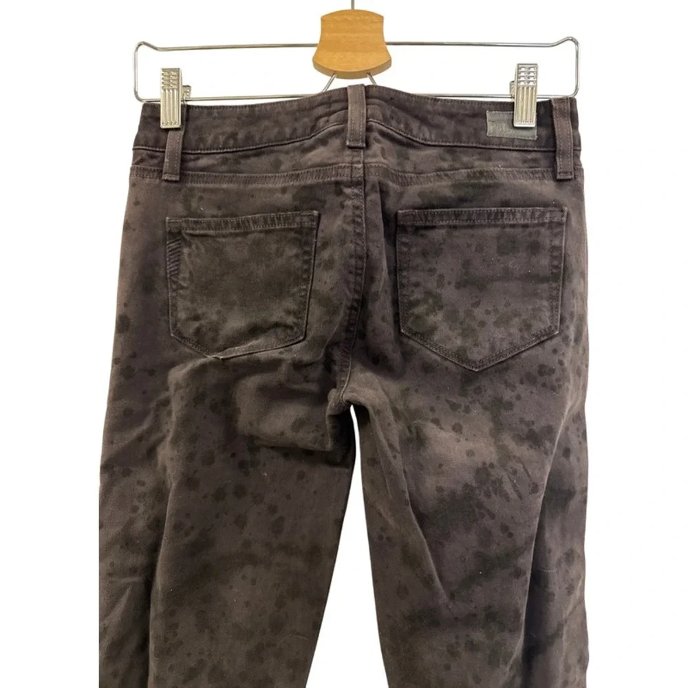 Paige Verdugo Ultra Slim Jeans Women's Black Splatter Size‎ 25